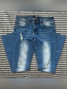 Iris blue jeans